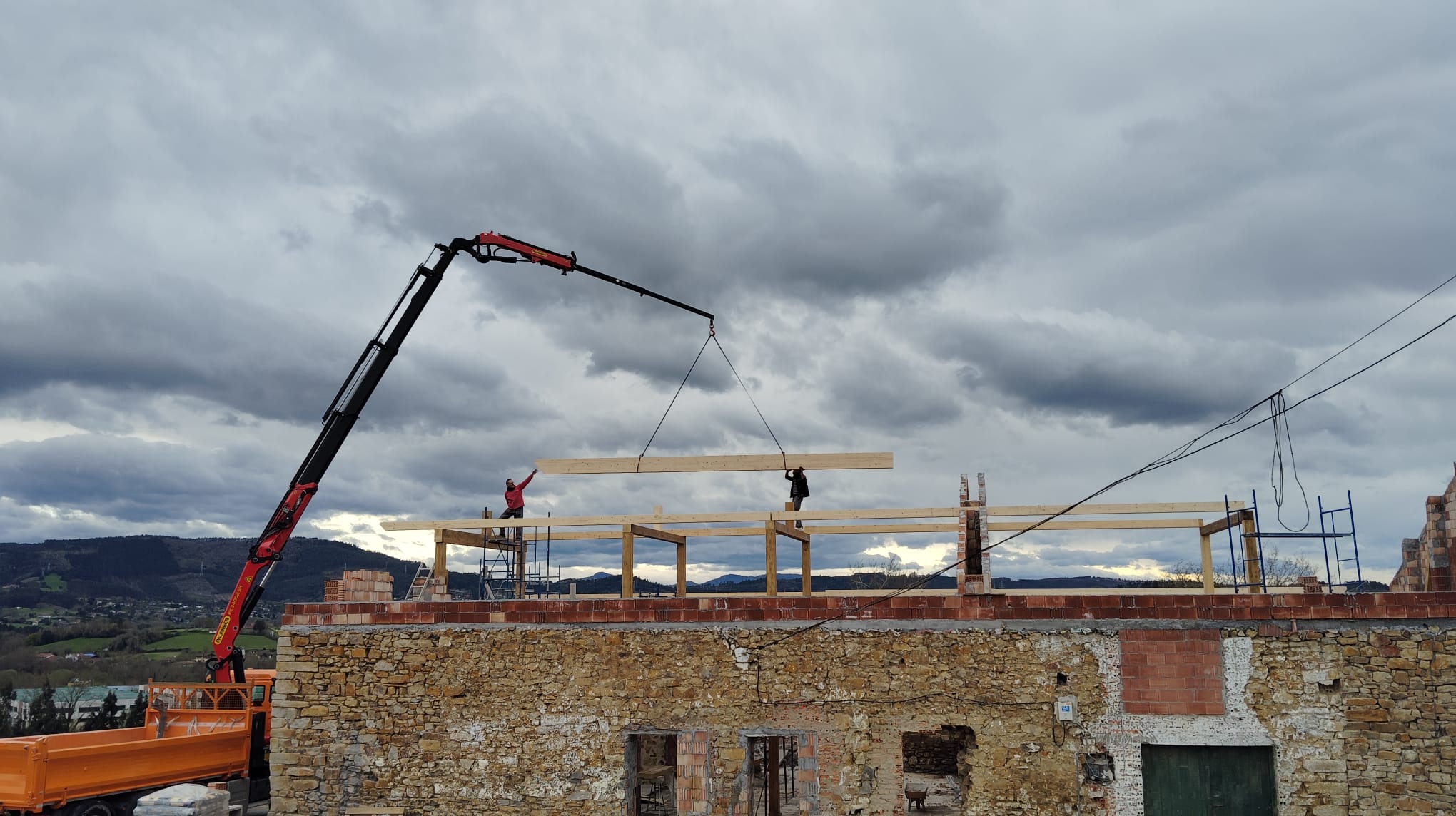 Cubierta - Media construcción
